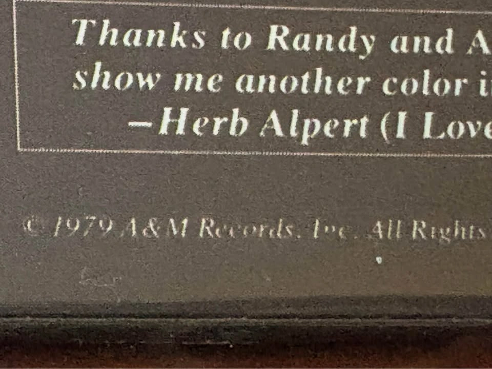 Herb Alpert – Rise (1979 Vinyl LP) – Iconic Jazz / Funk Classic - photo 4