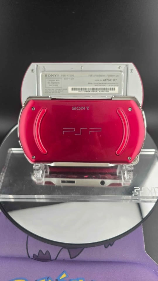 Rare Custom Red PSP Go – Modded with 128GB Storage - photo 2
