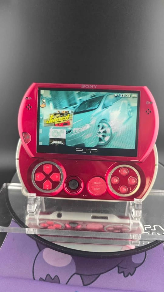Rare Custom Red PSP Go – Modded with 128GB Storage - photo 3