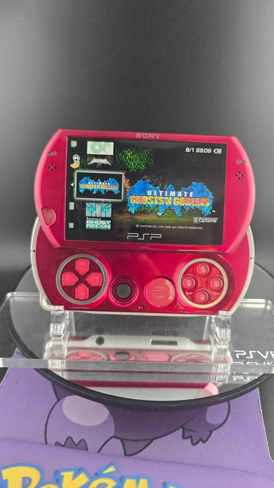 Rare Custom Red PSP Go – Modded with 128GB Storage - photo 4
