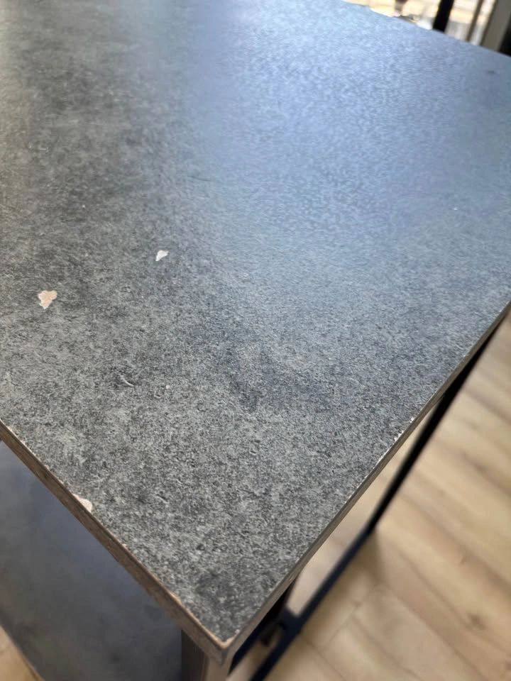 Bar Table with Shelves and Two Stools - photo 2