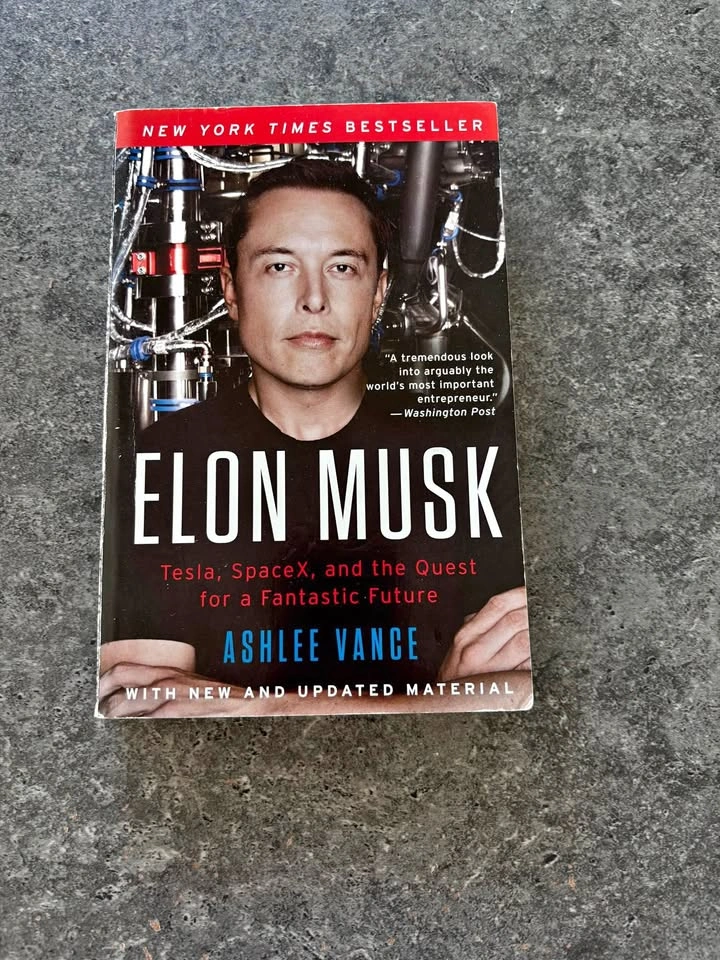 Elon Musk Biography Book by Ashlee Vance