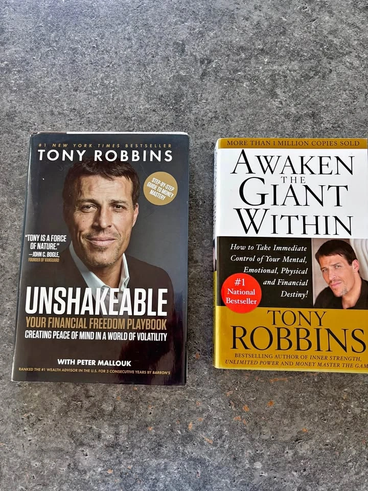 Tony Robbins Books - Unshakeable & Awaken the Giant Within