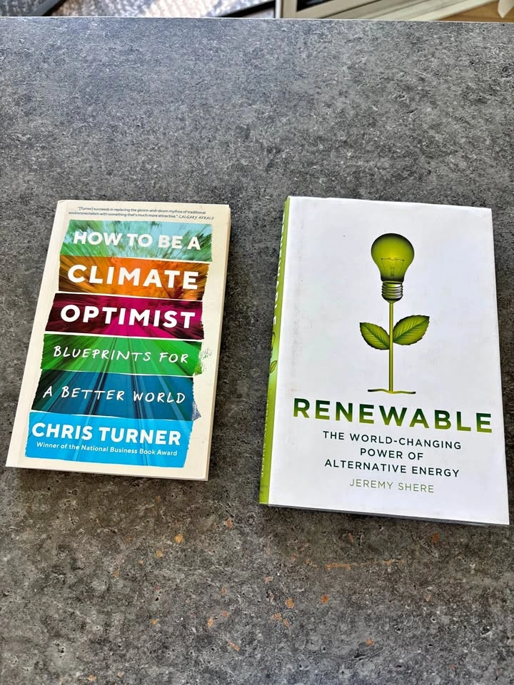 How to Be a Climate Optimist & Renewable Books