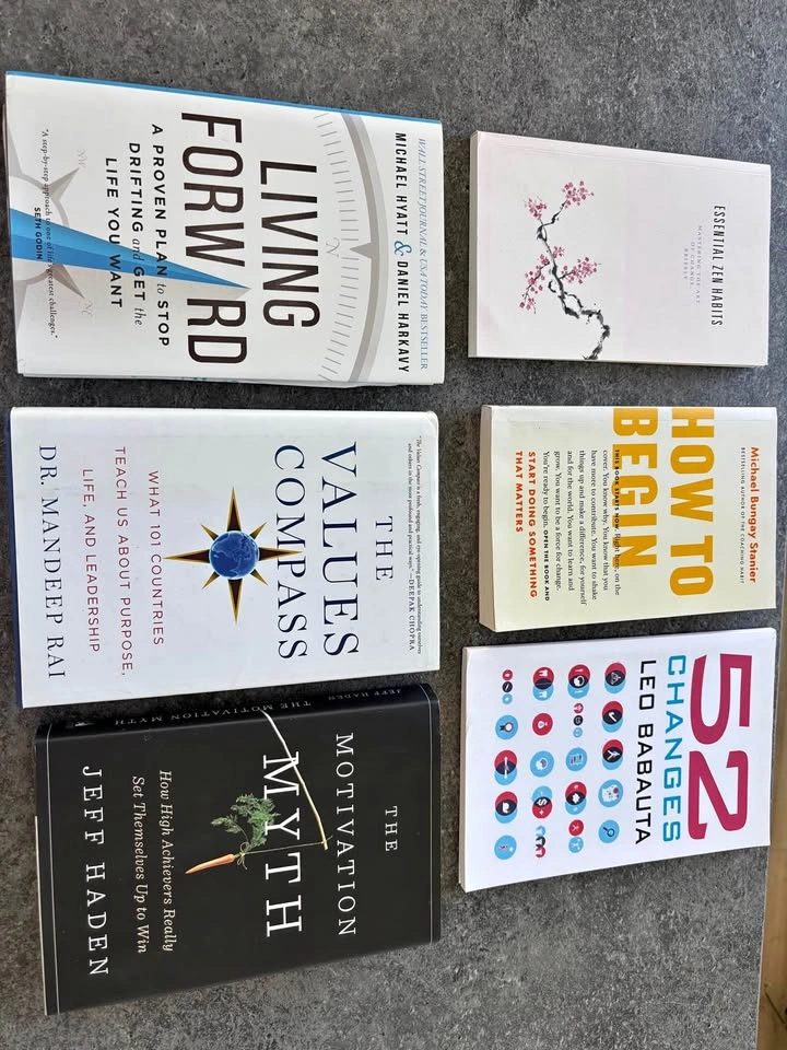 6 books about Habits, Change, Motivation etc