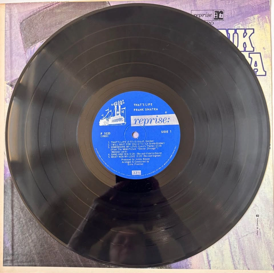 Frank Sinatra “That’s Life” LP Vinyl Record – Canadian Mono - photo 4