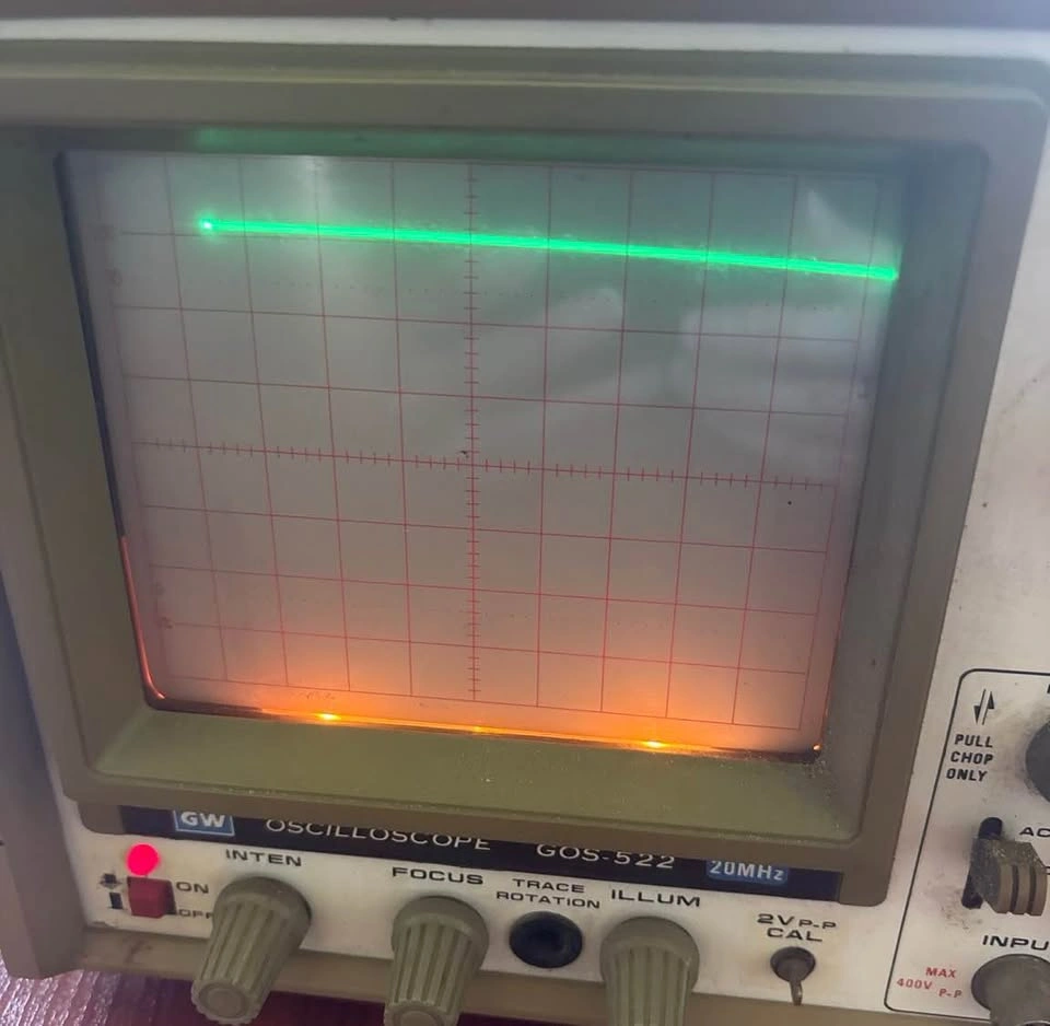 Vintage GW GOS-522 20MHz Analog Oscilloscope - photo 2