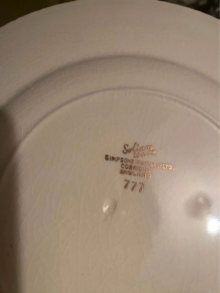 Vintage Solian Ware #777 dinner plate - photo 3