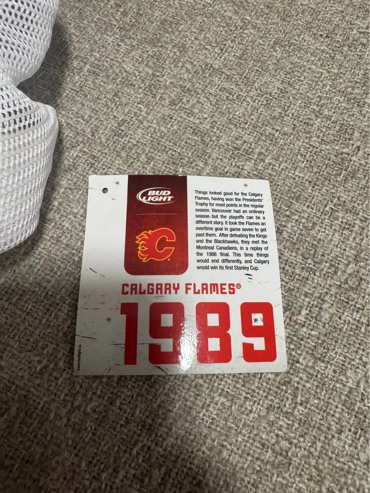 Brand new! Calgary Flames 1989 Stanley Cup Champions Hat - photo 3