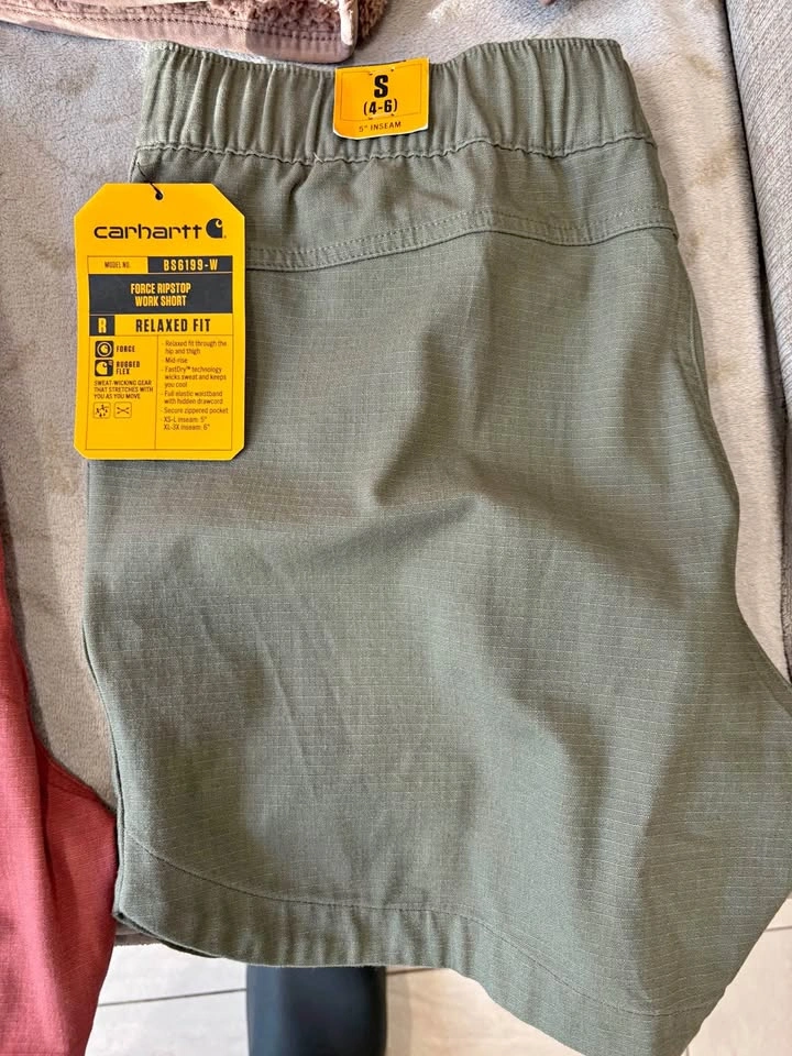 Carhartt Women's Force Ripstop Shorts - Small & Medium