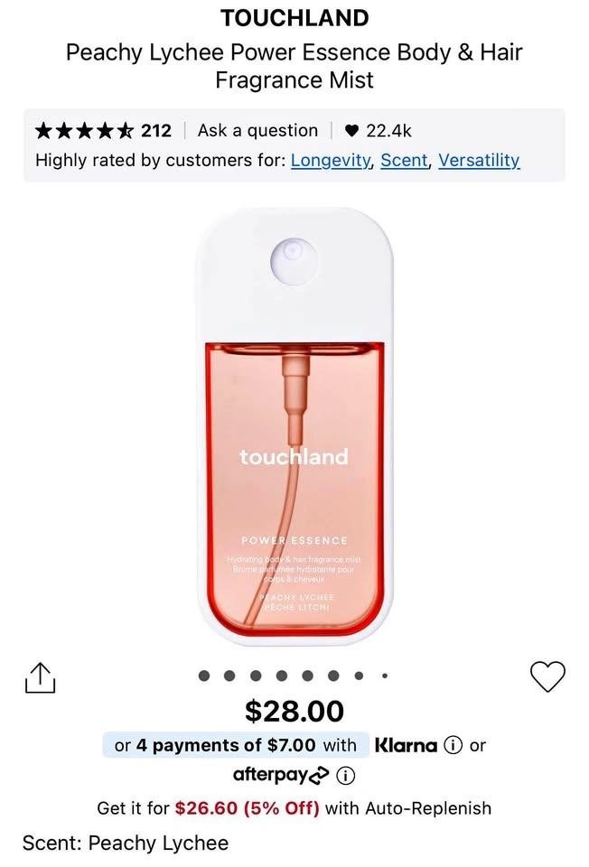 Sephora-Touchland Fragrance