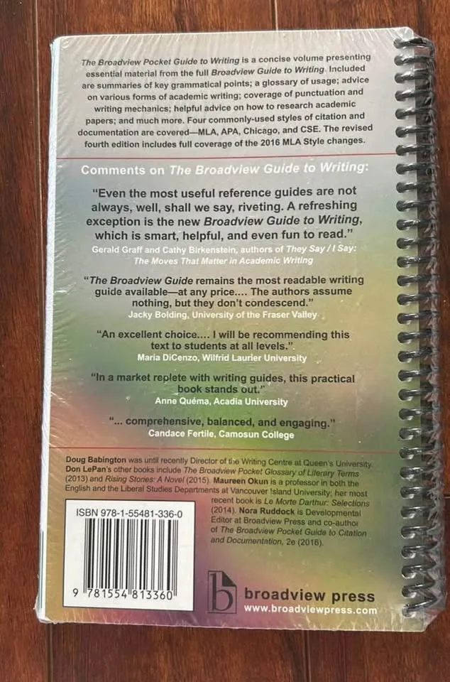 The Broadview Pocket Guide to Writing Revised 4th Edition image indicator(2)