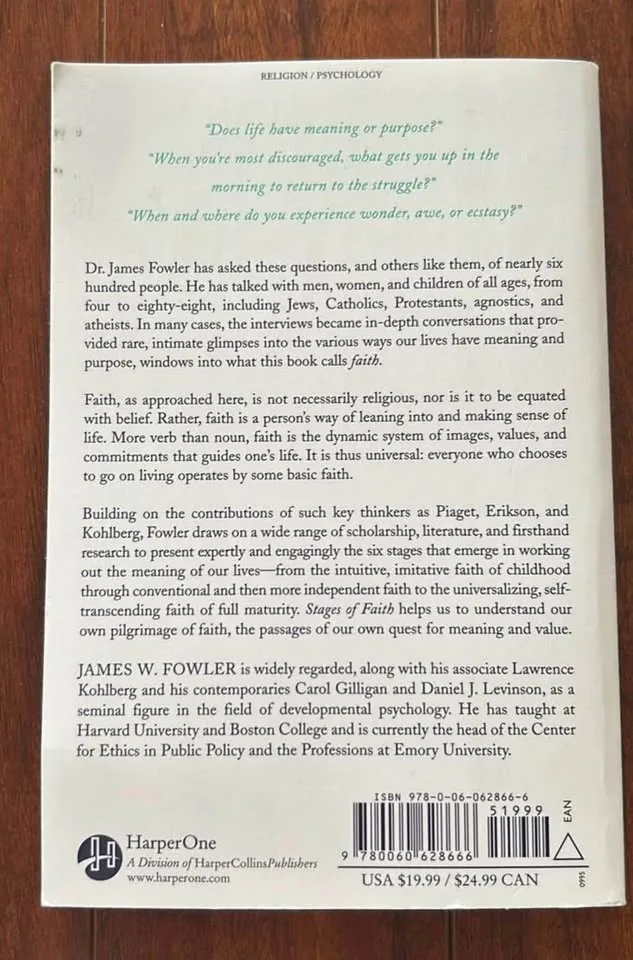 Stages of Faith by James W. Fowler image indicator(2)