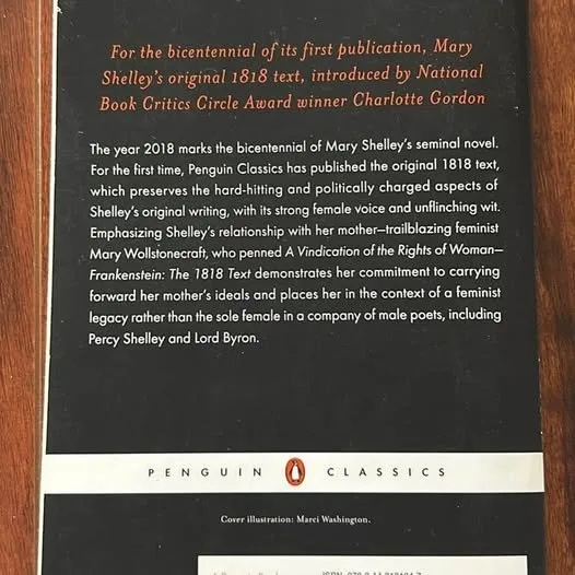 Frankenstein: The 1818 Text by Mary Shelley image indicator(2)