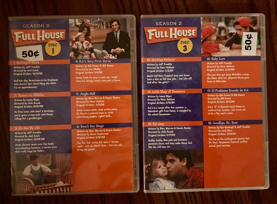 Full House DVD Discs Seasons 1, 2, 3 - photo 2