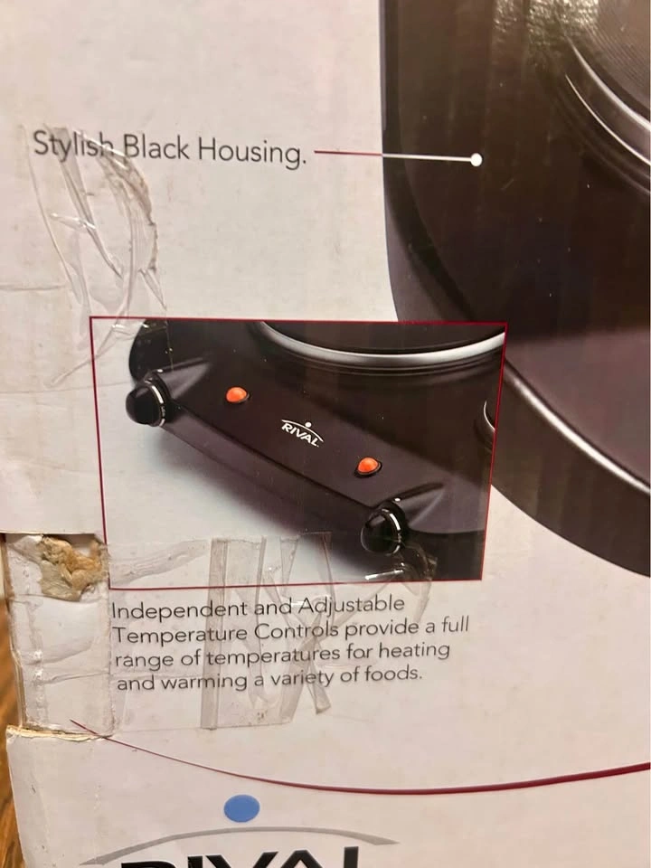 New Rival Solid Double Burner - photo 3