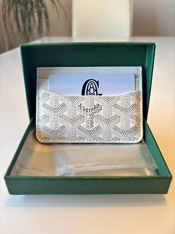 White Goyard Wallet