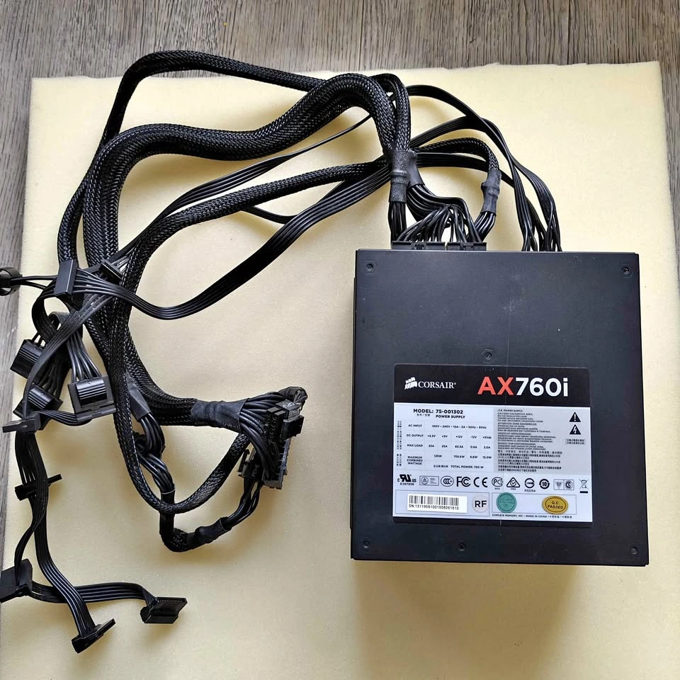 ⚡ Corsair 760W Power Supply — Fully Modular, 80+ Platinum
