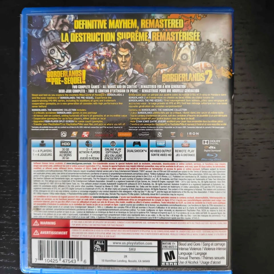 PS4 Borderlands Games: 3, GOTY, and Handsome Collection - photo 4