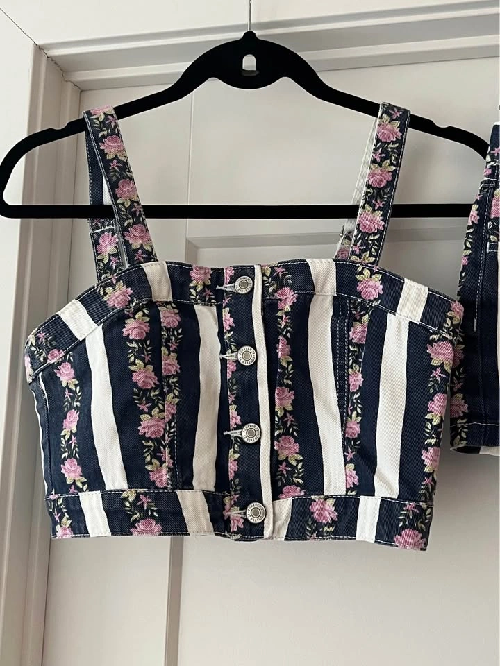F21 Floral Denim Sets - photo 2