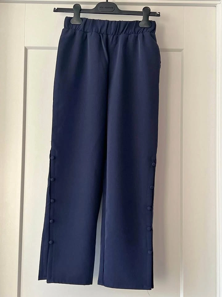 Anthropologie Harlyn Navy Pants