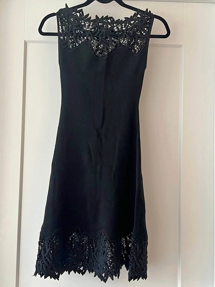 Black Sleeveless Knit Dress
