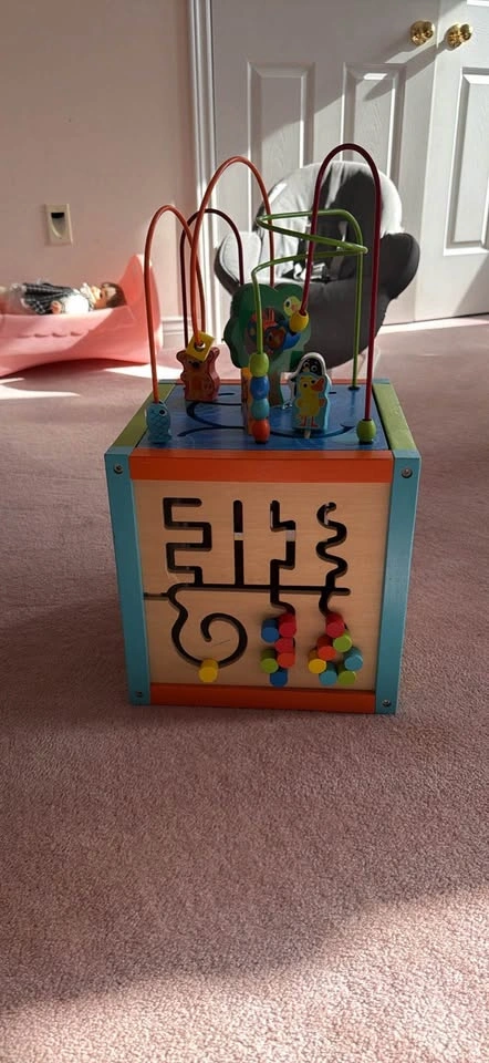 Imaginarium wooden activity cube - photo 2