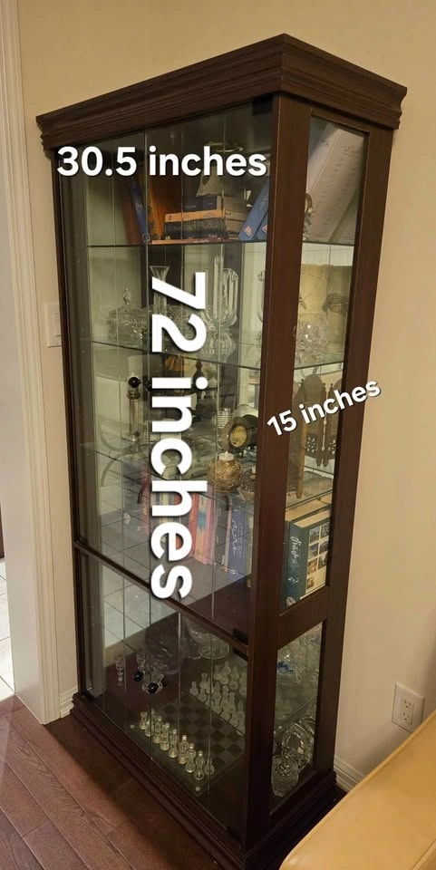 Glass 4 doors cabinet - photo 2