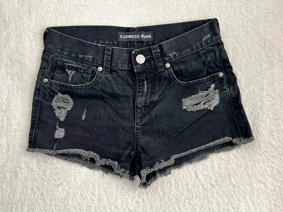 Express Black Shorts