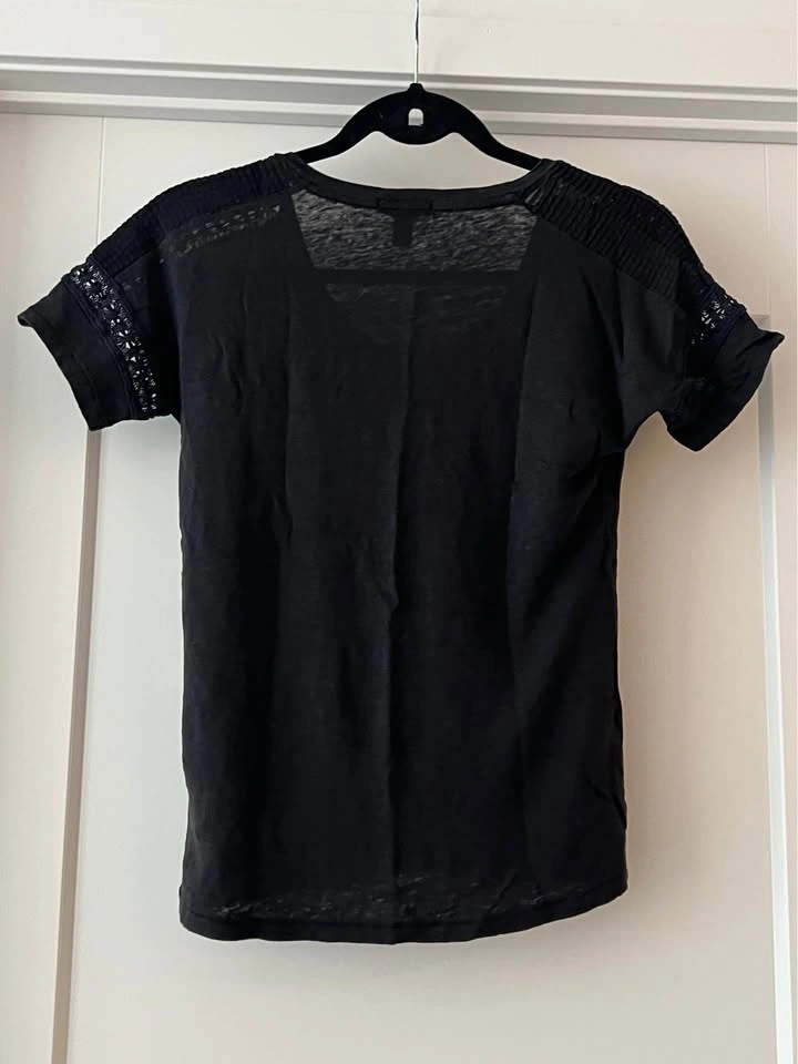 J Crew Black Linen Top - photo 4