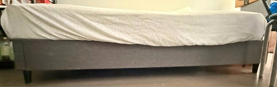 Twin bed frame with mattress TWIN