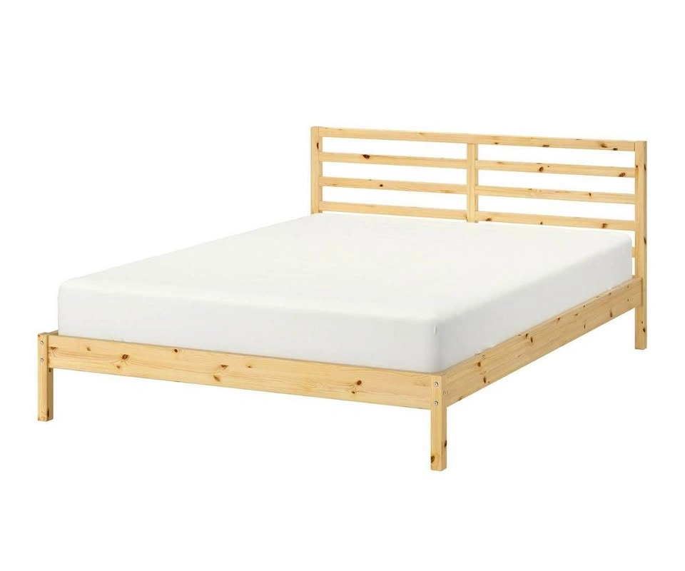 Bed frame with rest-o-pedic mattress QUEEN