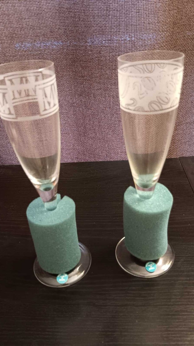 Tiffany & Co. Champagne Flutes - 2000 and MM