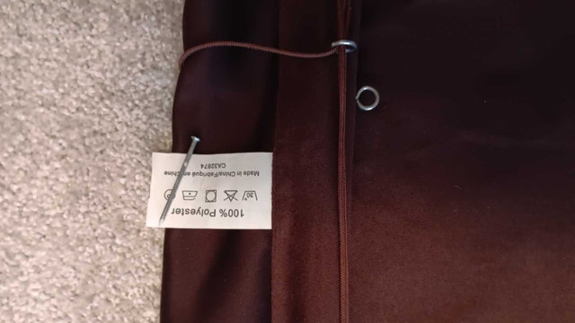 Two Window Shades with Hardware 58"L x 47"W - photo 2