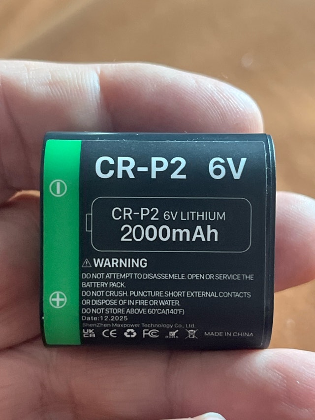 CR-P2 Battery