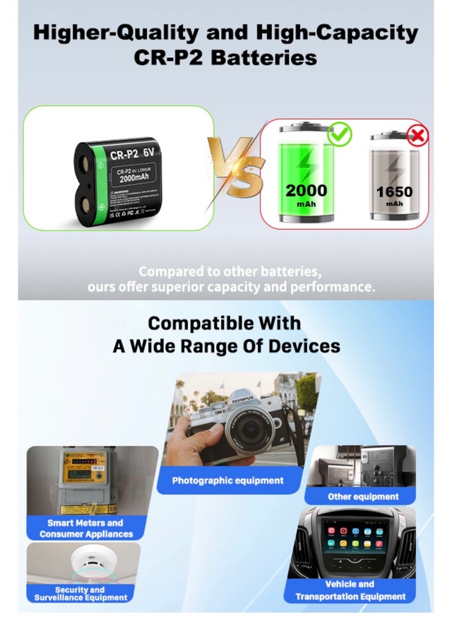 CR-P2 Battery - photo 4