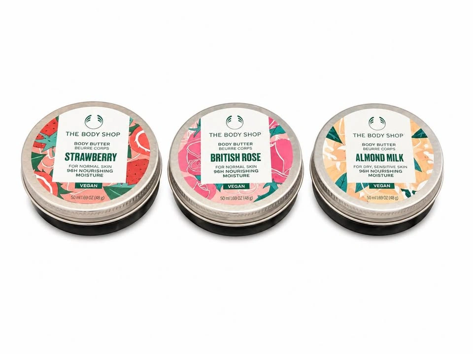 The Body Shop Body Butter Set – 3 Scents (48g Each) – Used - Lik - photo 2