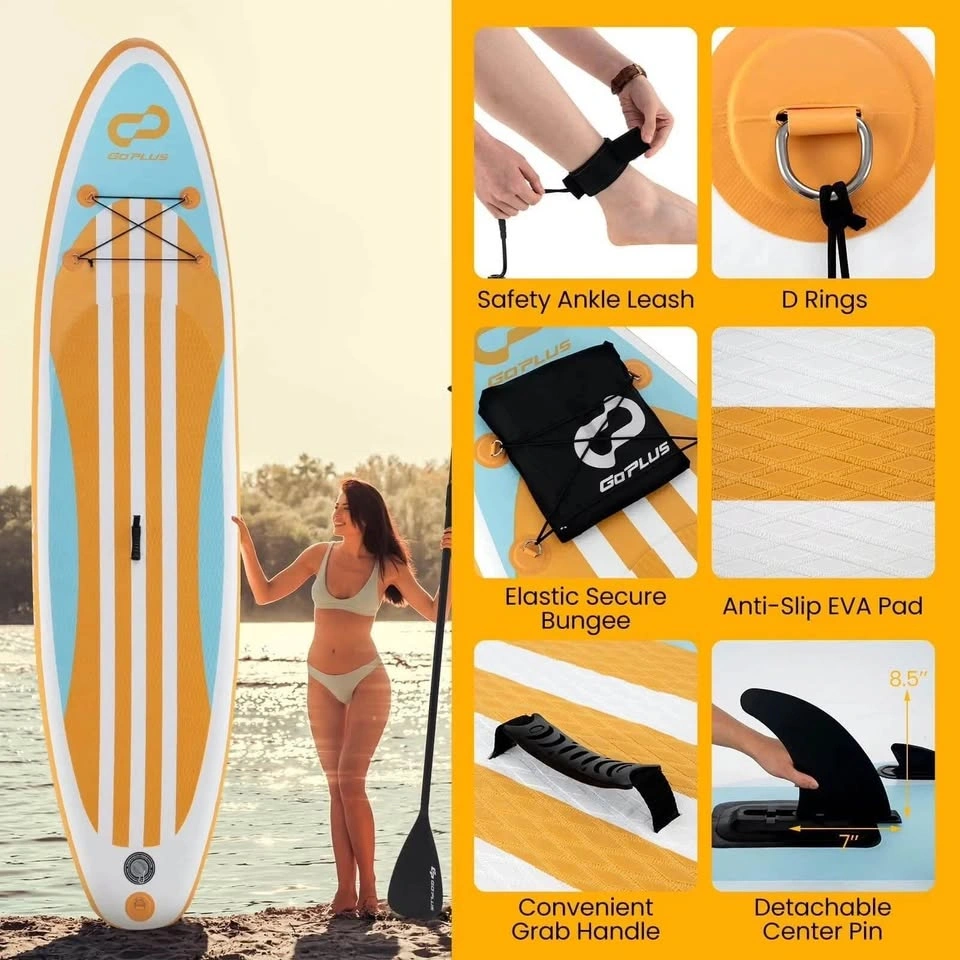 Goplus Inflatable Paddle Board SUP 11 ft with Accessories - photo 2