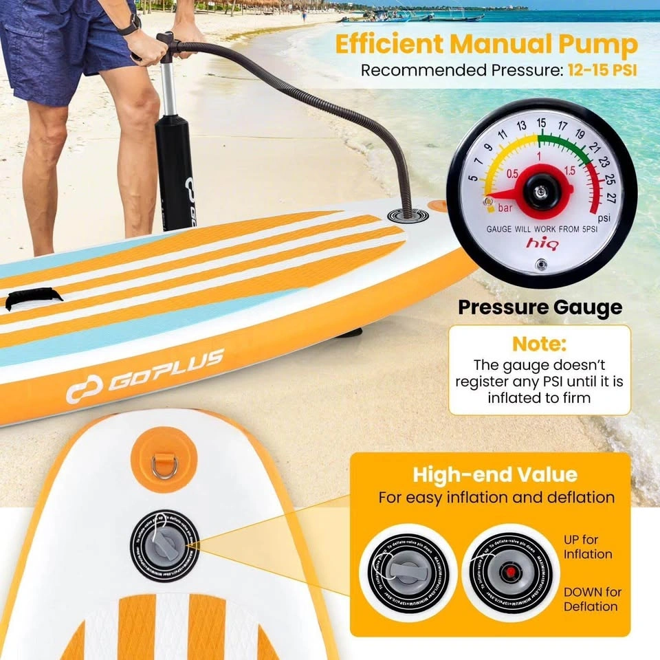 Goplus Inflatable Paddle Board SUP 11 ft with Accessories - photo 3