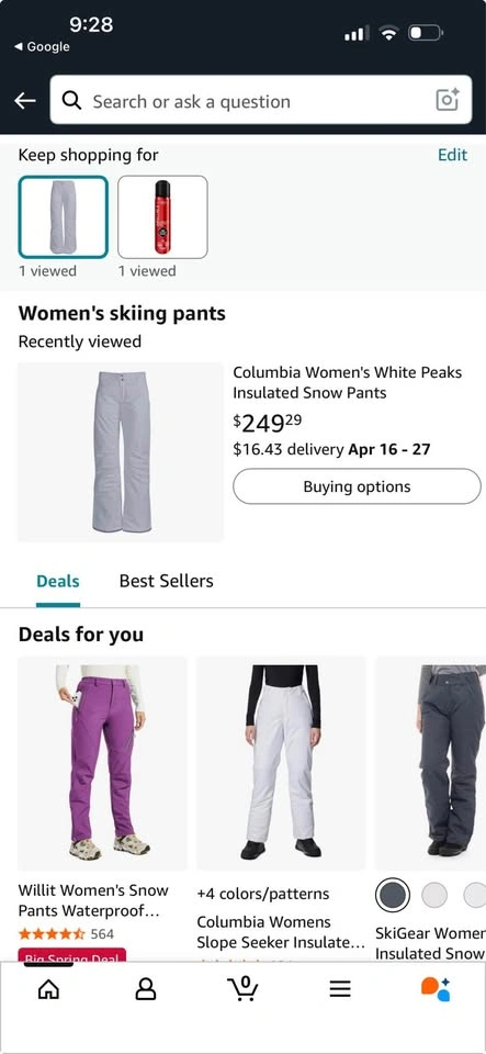 Brand new Colombia white snow pants - photo 3