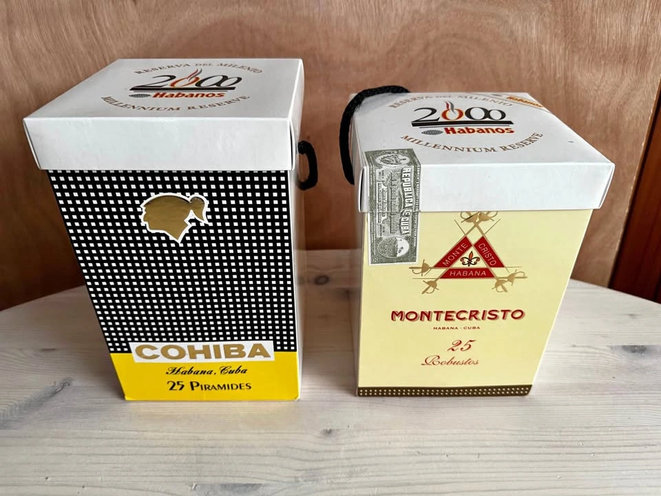Cohiba and Monte Cristo Millennium Reserve Collector Jars