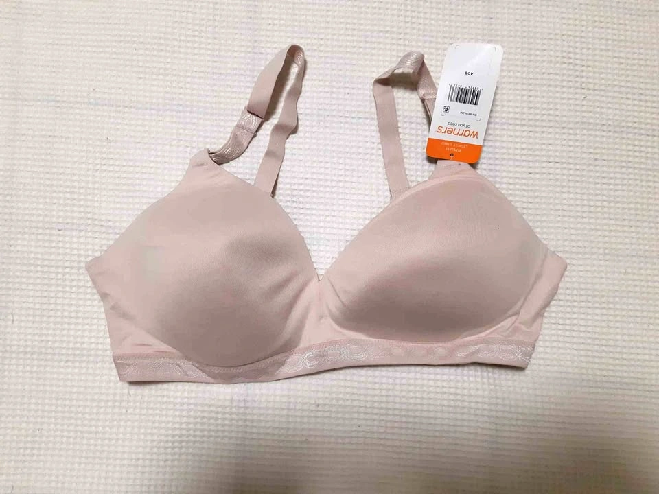 Warner's Blissful Benefits Wireless Lightly Lined Bra 40B Nude
