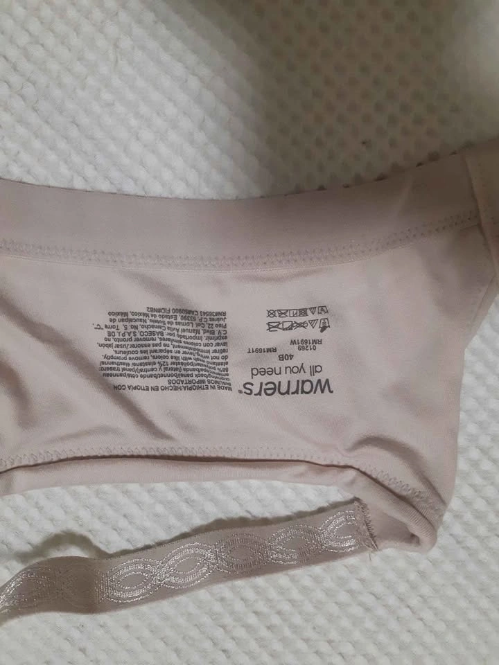 Warner's Blissful Benefits Wireless Lightly Lined Bra 40B Nude - photo 3