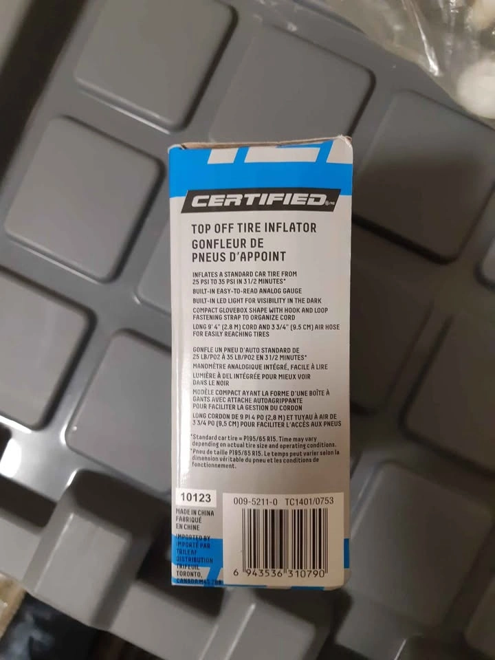 Certified Top Off Tire Inflator 12V - photo 3