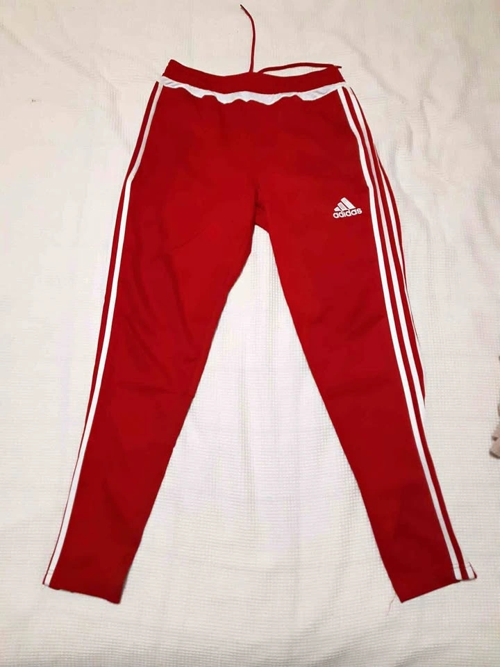 Adidas Climacool track pants red