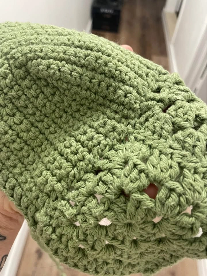 Green Crocheted Halter Top - photo 2