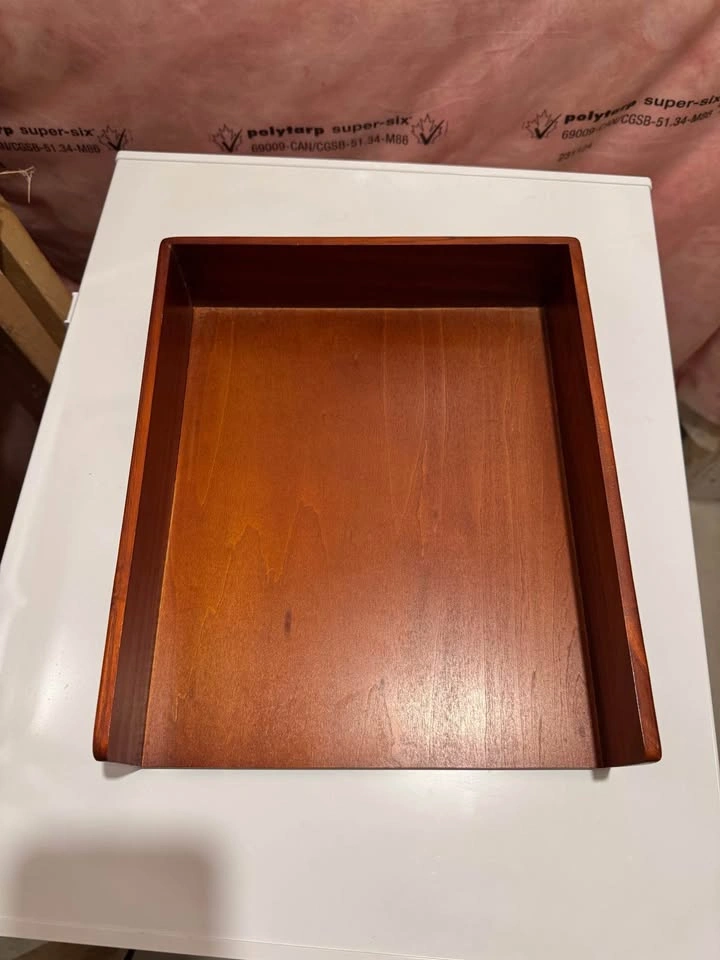 Wooden Letter Document Tray - photo 3