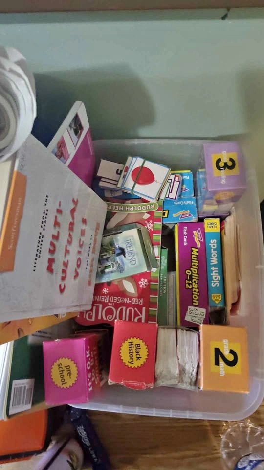 A bucket full of educational tools