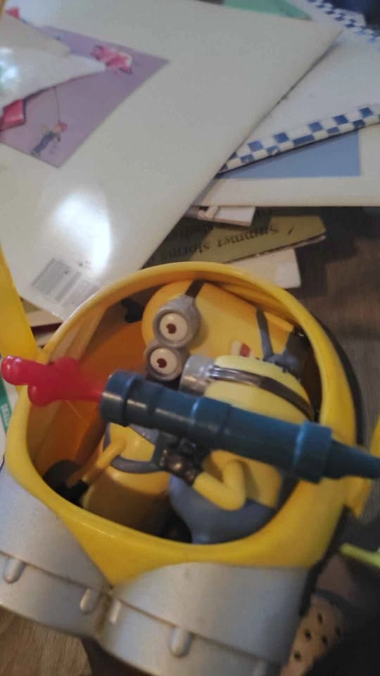 A bunch of minions with a basket - photo 3