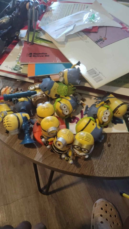 A bunch of minions with a basket - photo 4